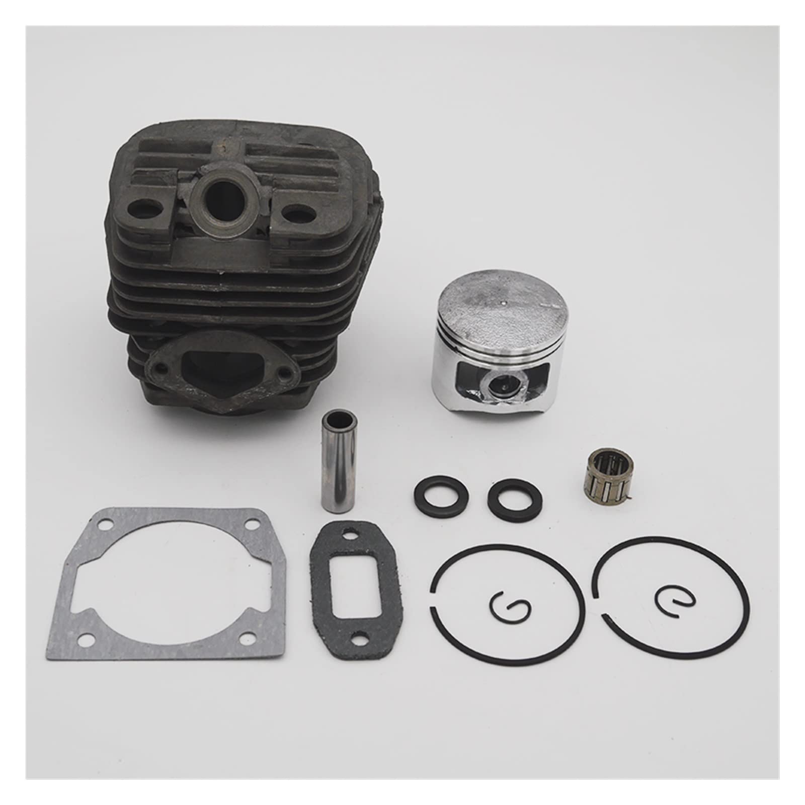 ZEKICE 43 mm 45 mm 45,2 mm Zestaw tłoków cylindra piły łańcuchowej Kompatybilny z 4500 5200 5800 45cc 52cc 58cc Części zamienne do pił łańcuchowych (rozmiar: 4500 43 mm)