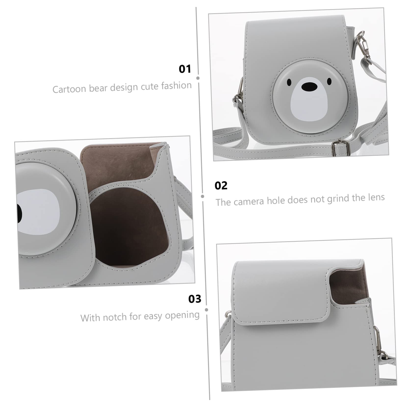 2 Pezzi Mini 11/9/8 Custodia Per Fotocamera Istantanea Borsa Per Fotocamera Con Materiale Robusto Moda Per Famiglia Amici