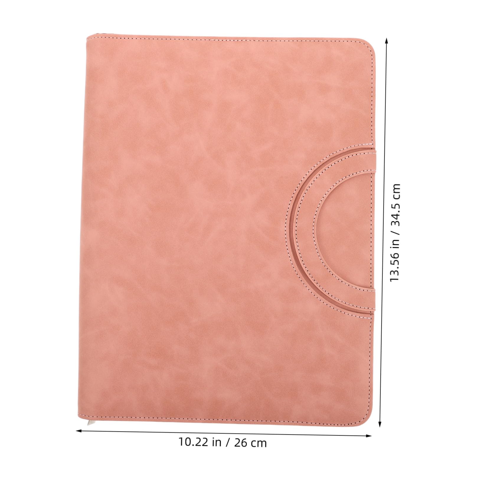 Organizzatore Multifunzionale per Documenti con Zip Sicura Custodia per Documenti A4 in Pu per Viaggio e Uso Domestico Rosa per Professionisti e Studenti
