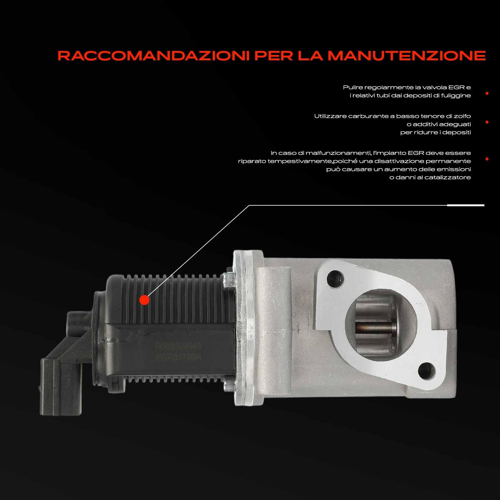 Frankberg Valvola EGR Diesel Compatibile con Stilo 192 1.9L BR.A.Vo II 198 1.9L Doblo MPV 119 223 1.9L Stilo Multi Wagon 192 1.9L 147 937 1.9L Replace# 55182482