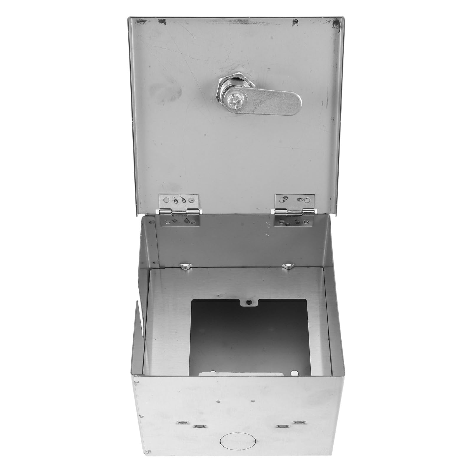Toddmomy Caja de Conexiones Eléctricas de Acero Inoxidable Plata, Resistente al Polvo Intemperie, para Uso en Escenarios Industriales y Jardín