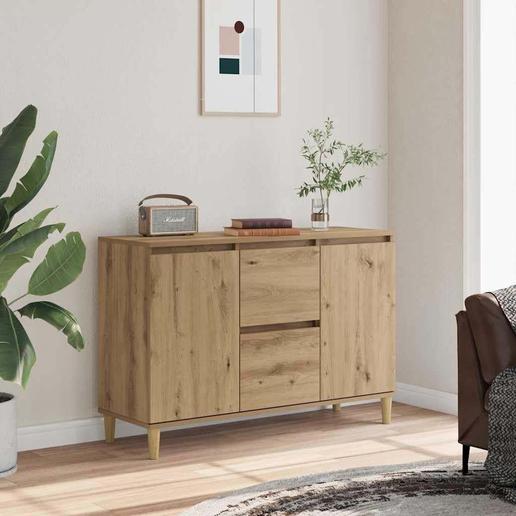 Refined Aparador de Madera de ingeniería Roble Artisan 102x35x70 cm