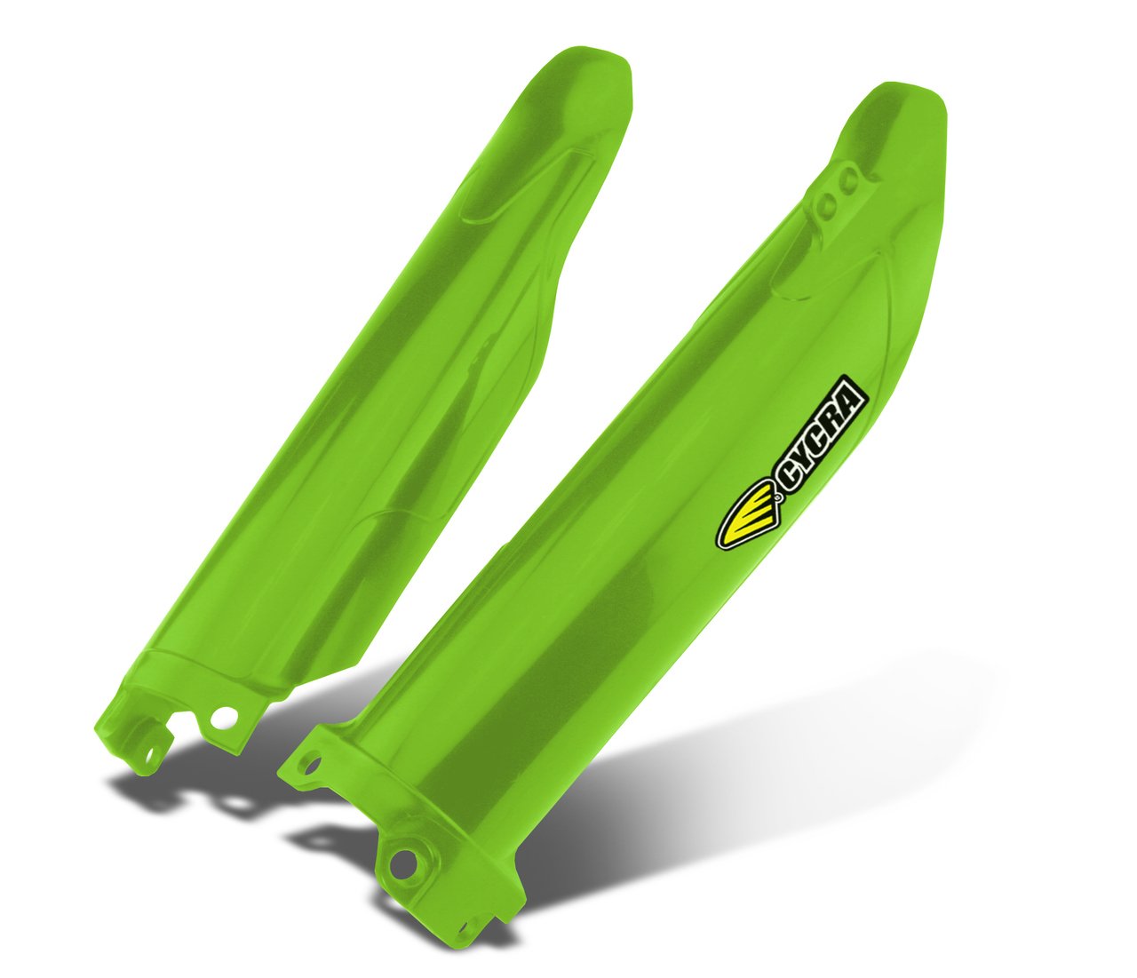 Cycra Fork Guard Set (OEM Green) for 19-20 Kawasaki KX250