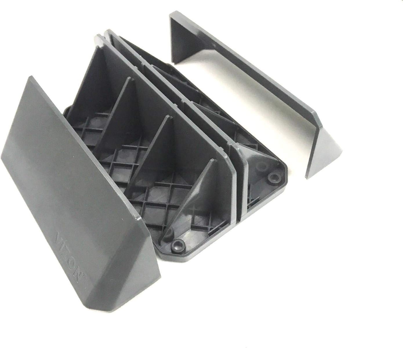 VIZON Sneeze Guard for Counter, Reception, Strong Lightweight Cough Barrier Table Divider Panel Clear Transparent 30" X 24" : Office Products