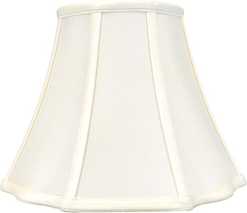 Miniatura 2 de Royal Designs, Inc. BSO-701-12EG-2 - Pantalla básica de esquina exterior festoneada, 6.5 x 12 x 9.26 pulgadas, cáscara de huevo, juego de 2