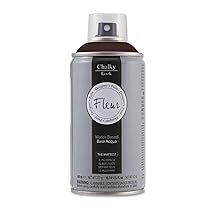 FLEUR Spray Vernice Chalk Paint, Extra Opaco, all’ Acqua senza Odore, MultiSuperficie, 300 ml F18 Burnt Umber, Effetto Gesso, Shabby Chic Vintage, per Mobili, per Interno – Esterno