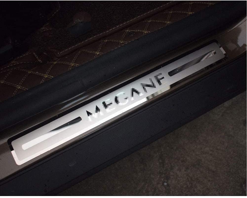 4-tlg. Edelstahl Trittblech Set Für Renault Clio 5 - Einstiegsleisten Schutz 2019-2024