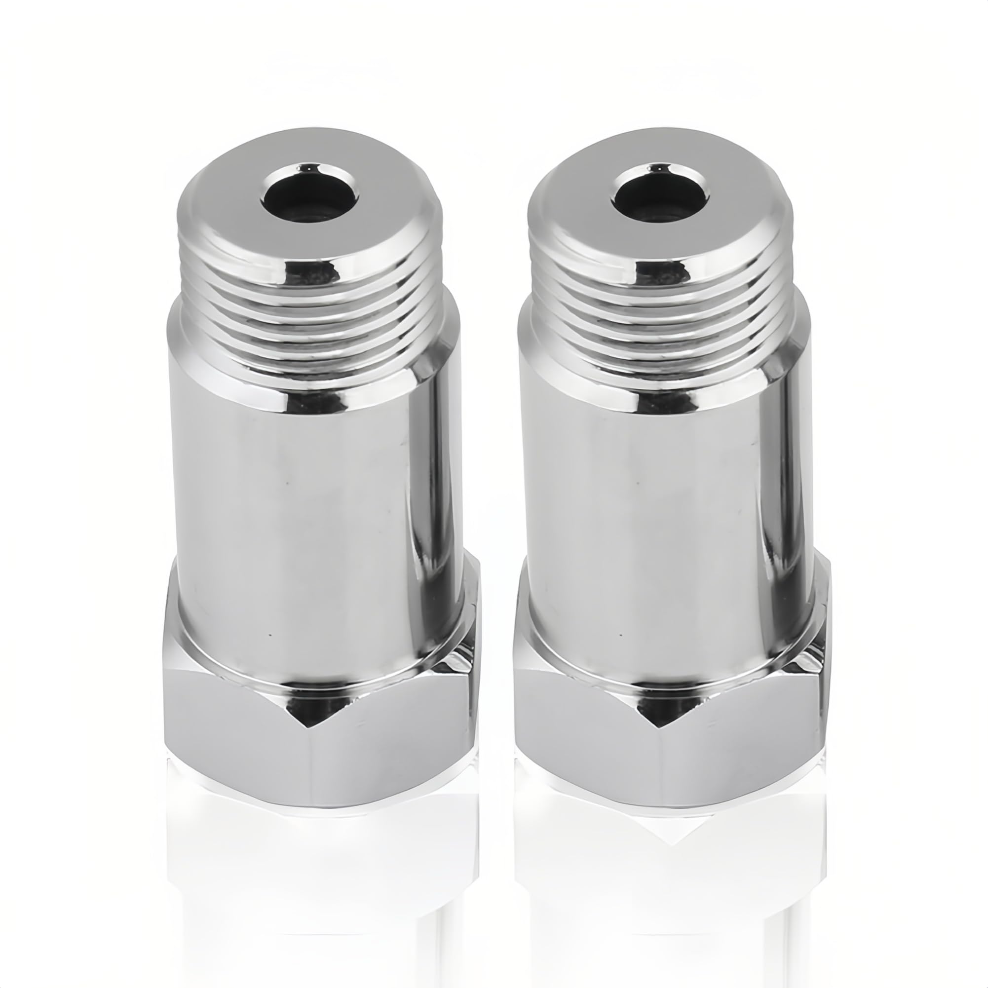 Distanziatore Sensore Ossigeno O2 Emulatore Sonda Lambda Extender Ferro Spacer Universal 2 Pezzi