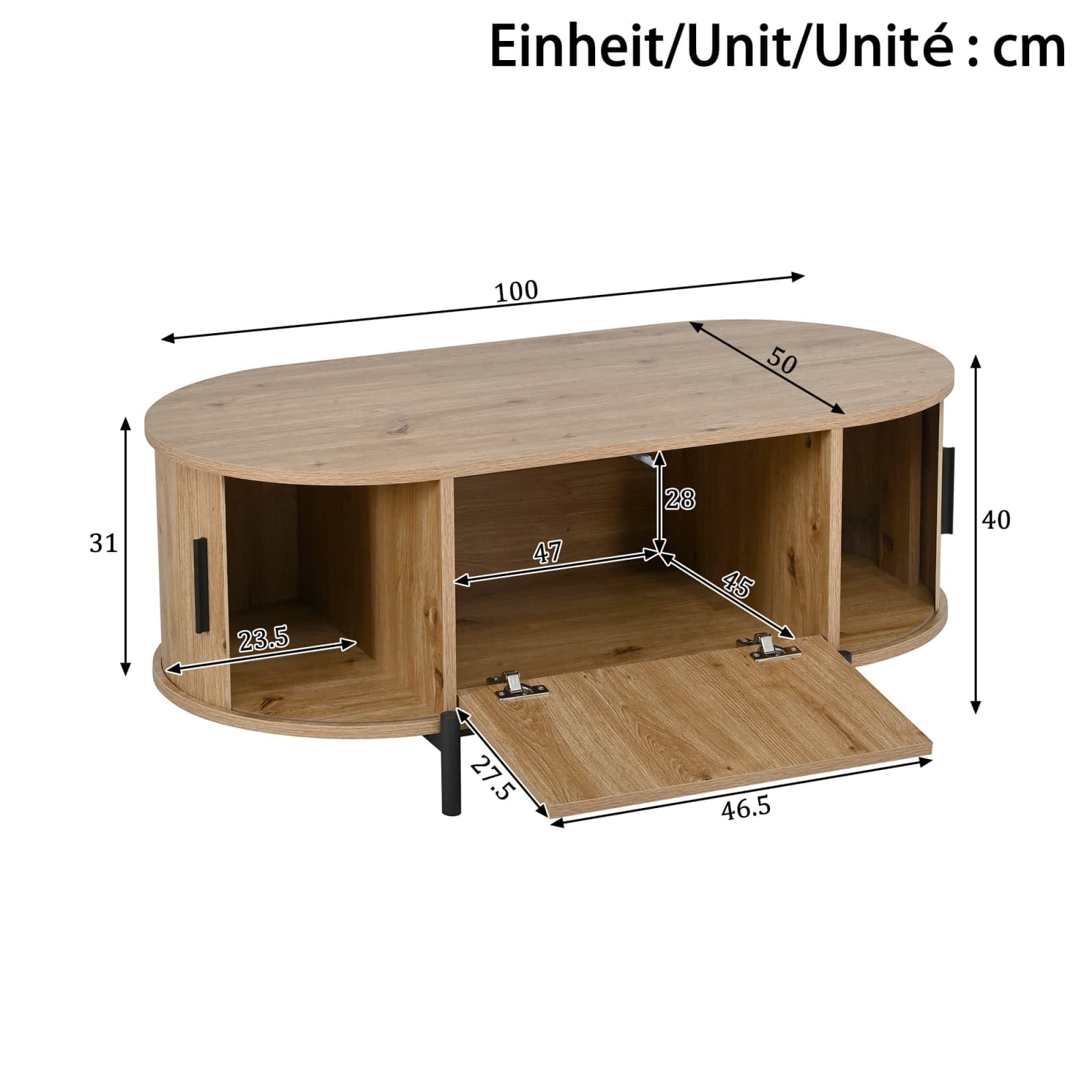 KOMHTOM Ensemble Meubles Salon 3 Pièces Meuble TV 200cm Buffet Table Basse Portes Coulissantes Effet Cannage Rotin Naturel(Bois Naturel - Effet Cannage (3 Pièces))
