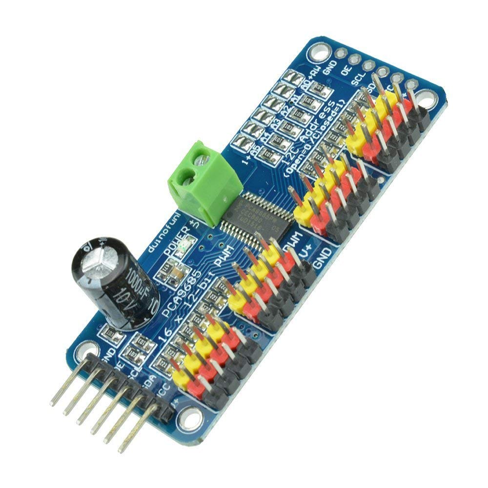 ARCELI 16 Canales PWM/Servo Driver IIC interface-PCA9685 para arduino o Raspberry Pi Shield Servo Shield