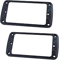 Vista 9 de Guyker Anillo de montaje para pastillas Humbucker de metal plano, juego de anillos de montaje - pieza de repuesto para marco de pastillas de puente