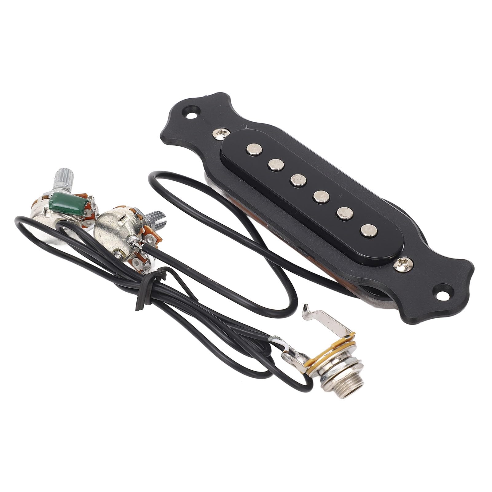 Guitar Soundhole Pickup Set Pre Wired 6 String with Volume Tone for Acoustic Guitars
