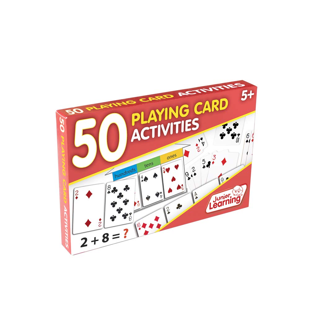 Amazon.com: Junior Learning JL341 50 Playing Card Activities, Multi : Toys  & Games