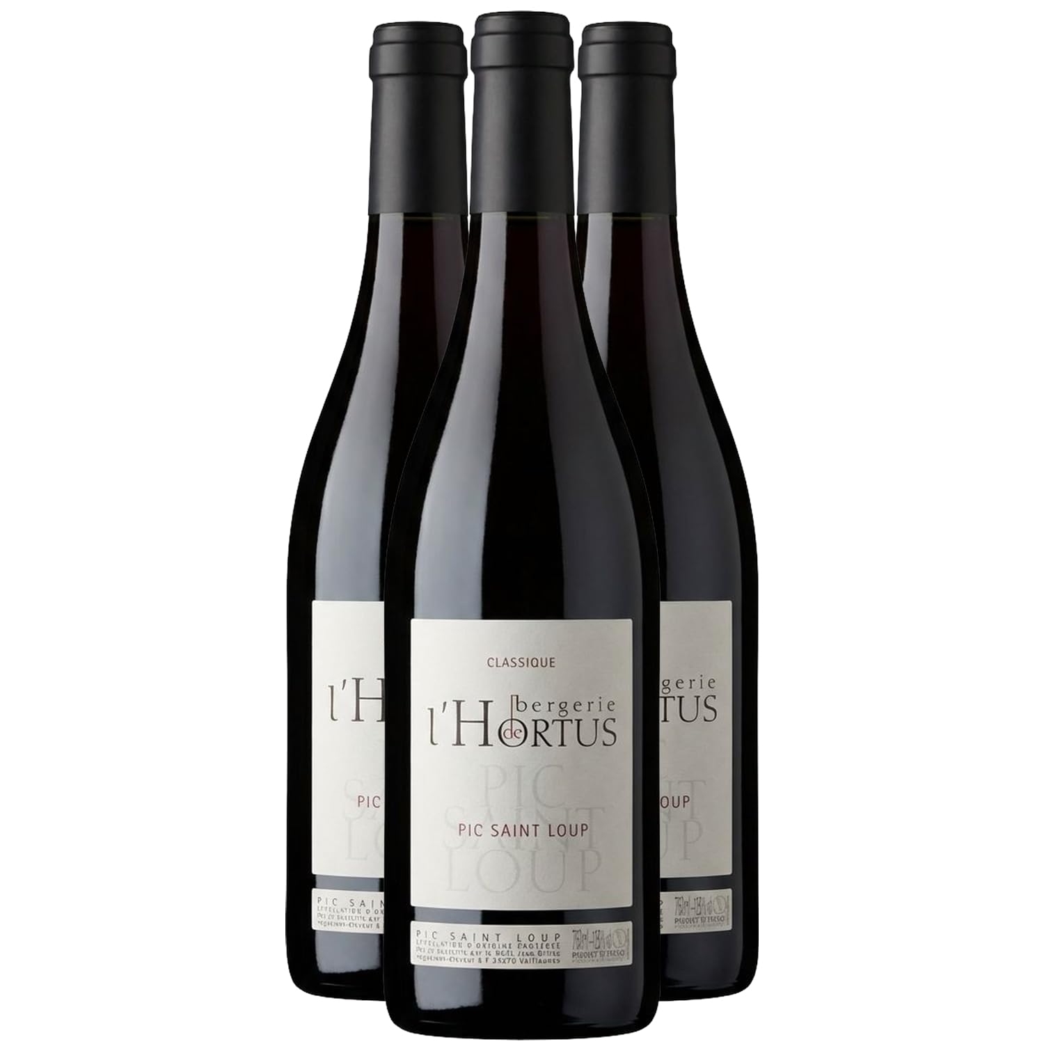 Pic Saint-Loup Bergerie de l'Hortus Classique - Rouge 2024 - Domaine de l'Hortus - Vin Rouge du Languedoc - Roussillon (3x75cl)