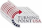 10 Pack Turning Point USA Charlie Kirk Stickers Laptop Bumper Decal Window Waterproof Car Stickers