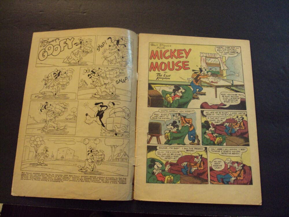 Amazon.com: Walt Disney's Mickey Mouse #36 Golden Age Dell Comics