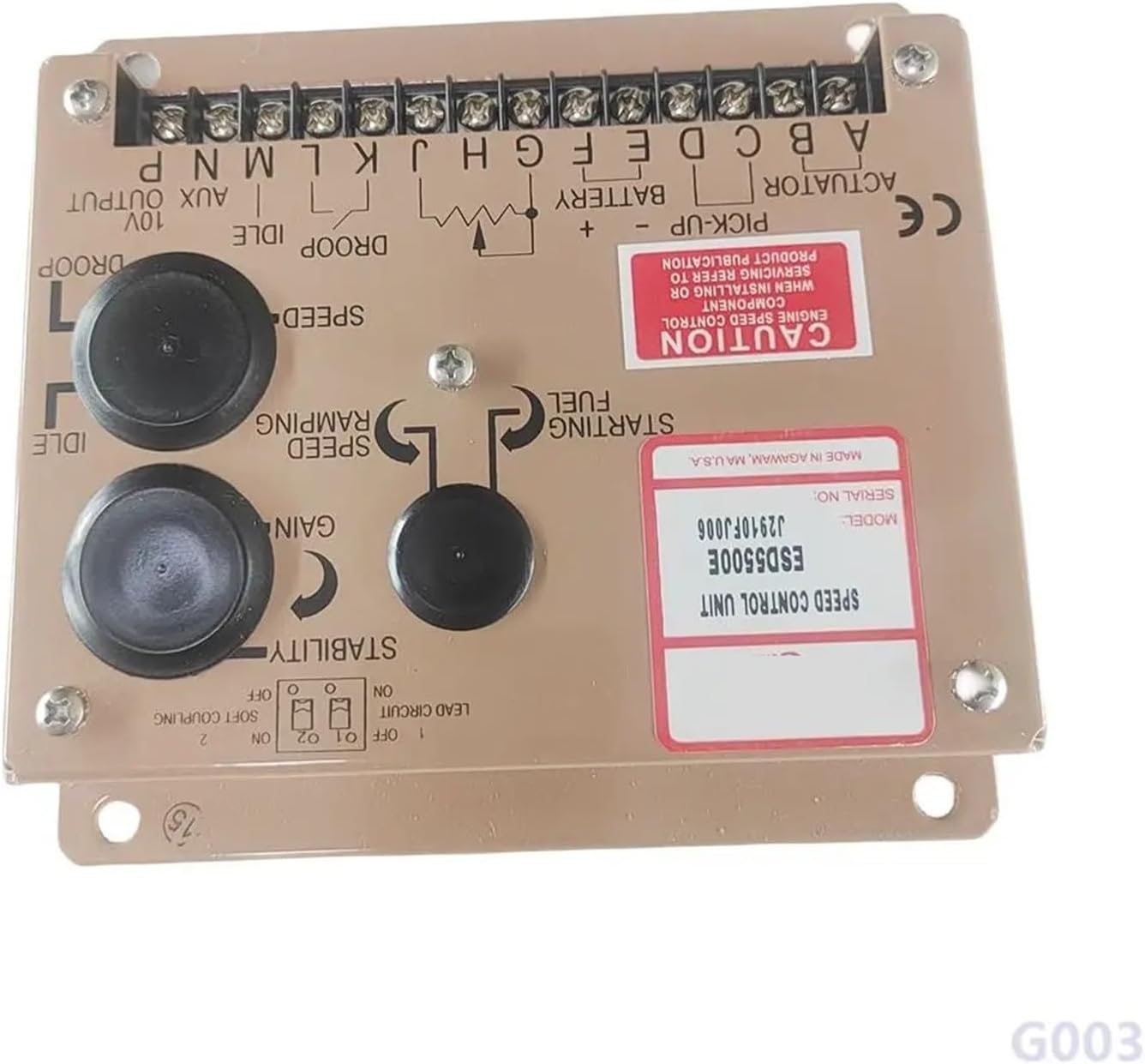 ESD5500E Generator Genset Electronic Speed Governor Control Unit Speed Controller