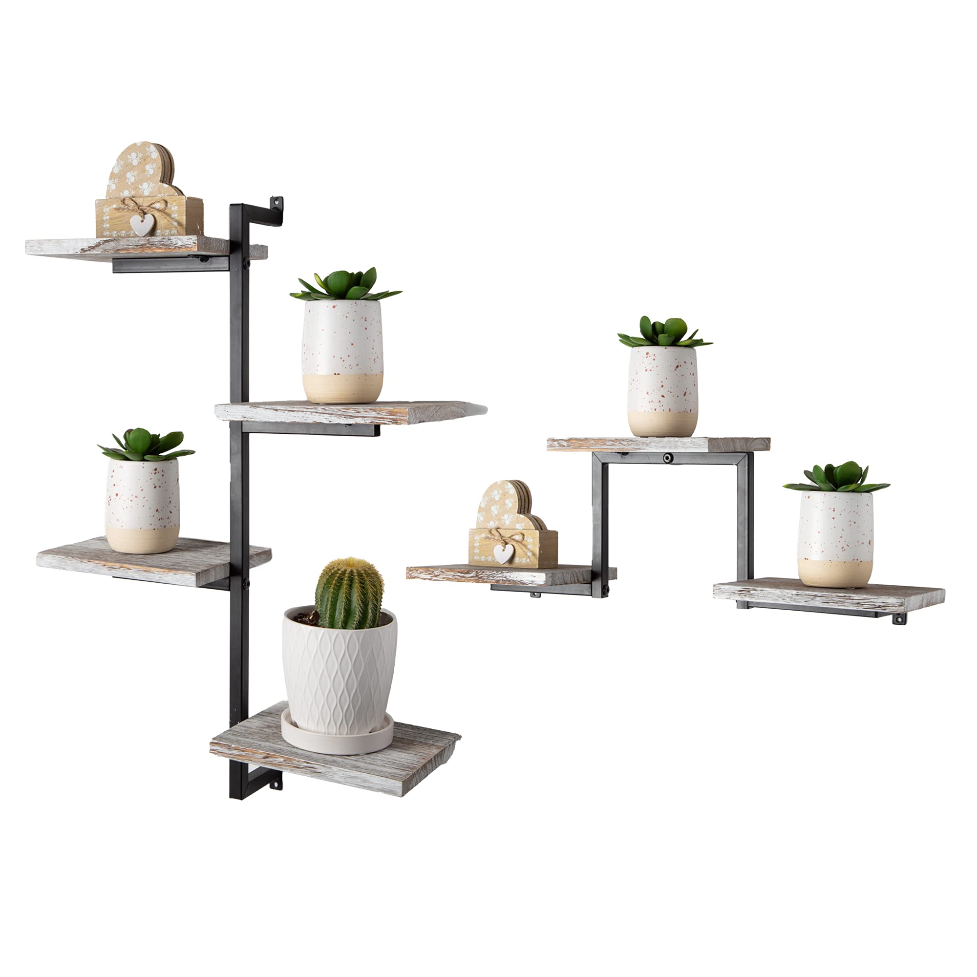 Farmhouse Wall Mounted Floating Shelves Set Of 2 Decorative Shelves Farmhouse Wall Mounted Floating Shelves Set Of 2 Decorative Shelves