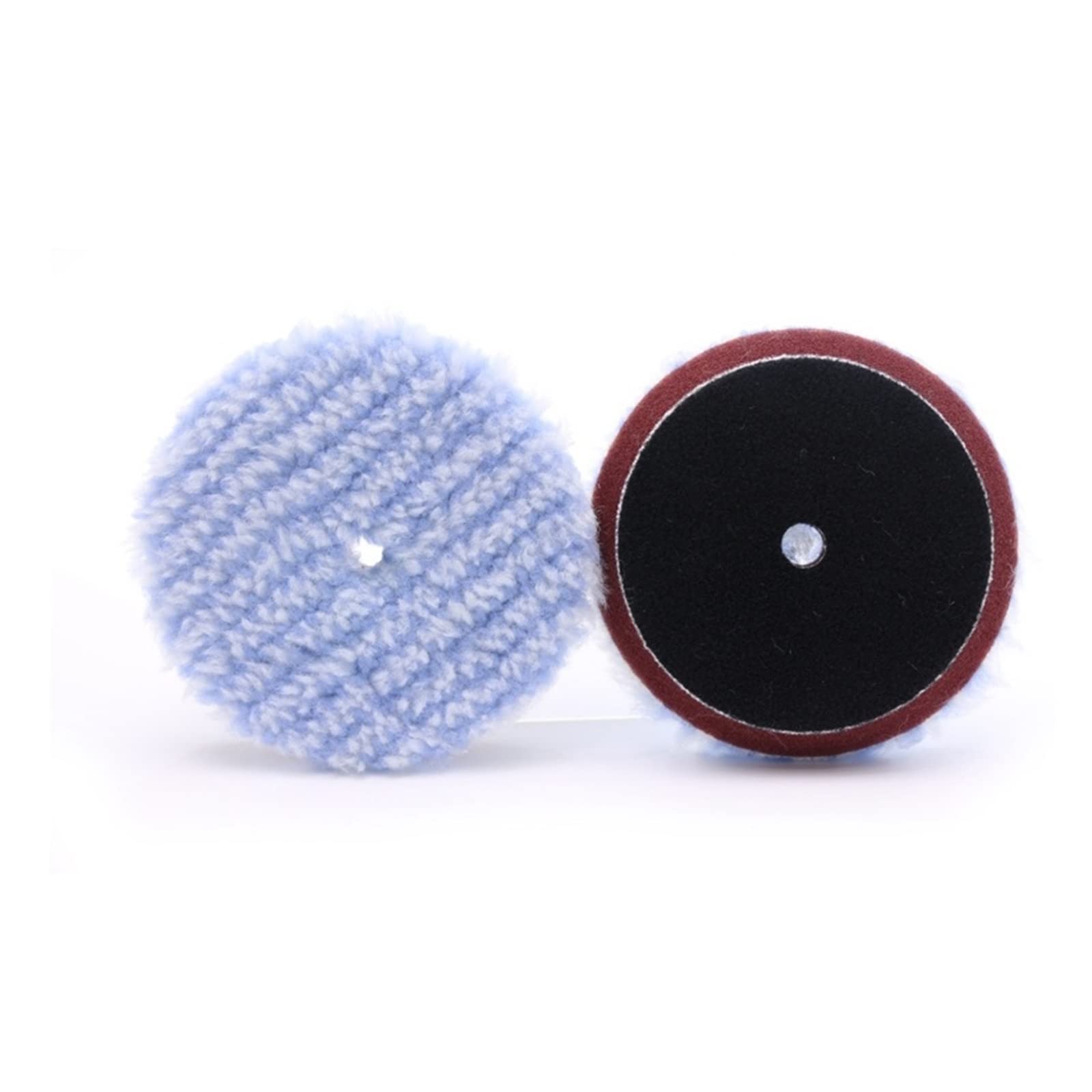 3"/4"Pad polerski z mikrofibry w paski Car Medium Cut Pad polerski do detali samochodowych fangzi (Color : 3 pcs microfiber pad, Size : Sponge)