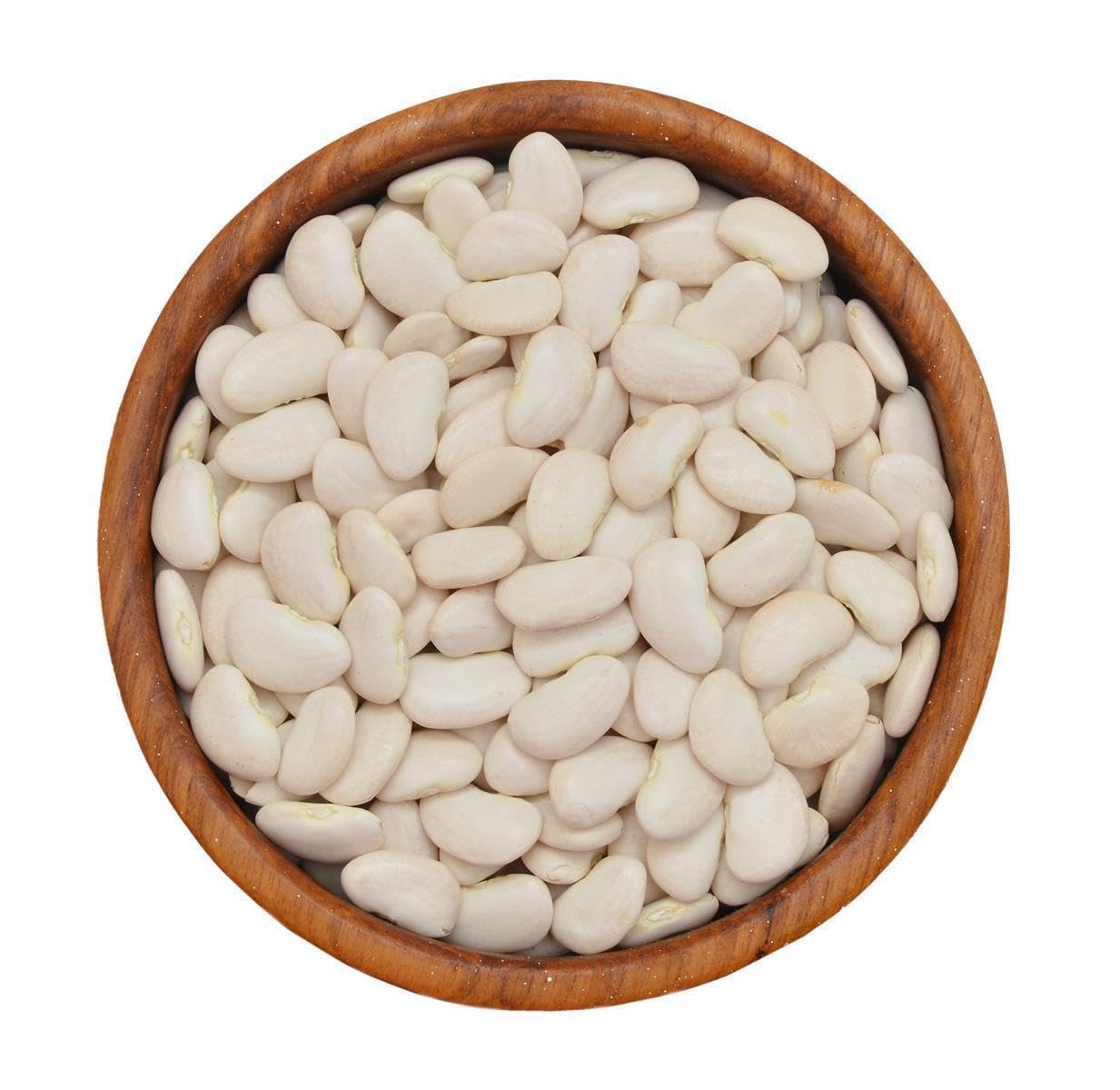PRIBO Bianchi di Spagna - 12x 2500g Dose - natur, weiße Riesenbohnen, Butterbohnen, Italien, nährstoffreiche vegane Beilage mit viel Eisen, Ballaststoffen, Magnesium und Proteinen