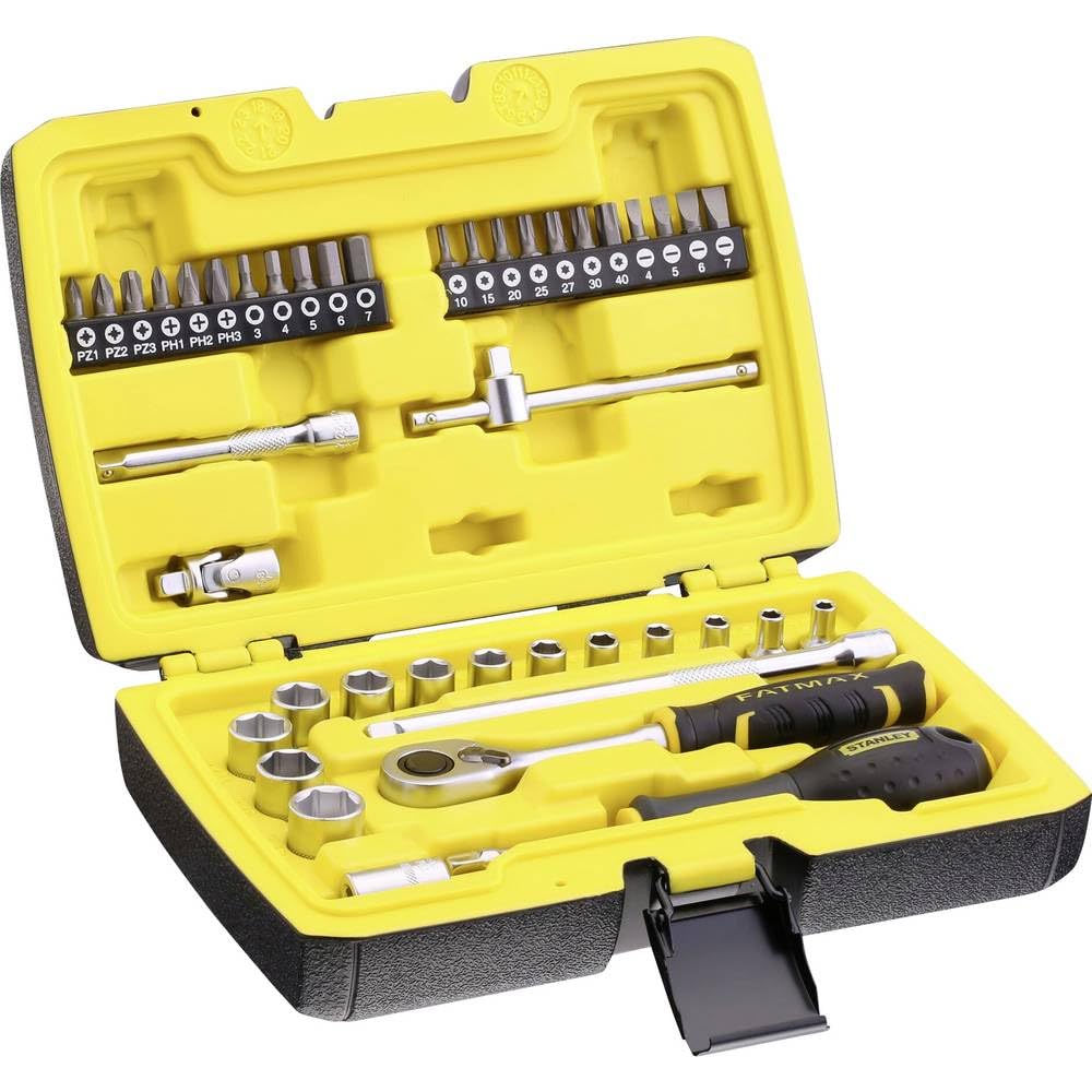 Stanley Fatmax FMMT82683-1 Coffret de Douilles ¼’’ Jeu de 42 Pièces - Fatmax