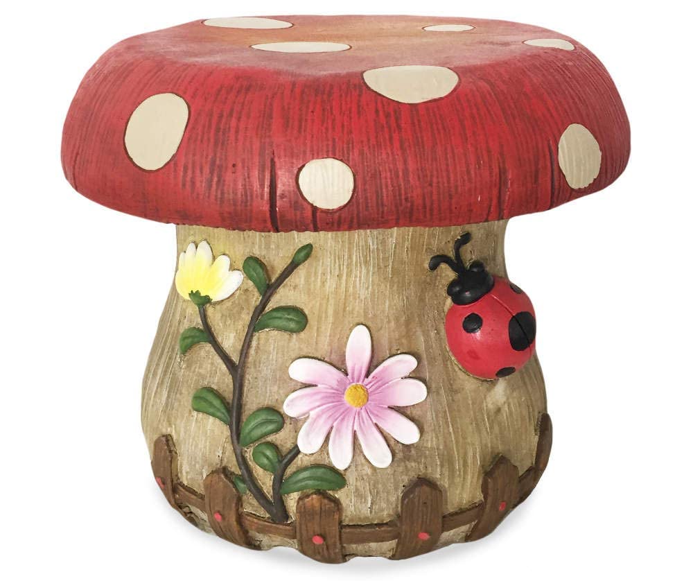 Big Mushroom Garden Stool, Garden Sitting, Unbreakable, Washable,, 48 Cm, Multicolor-image-44