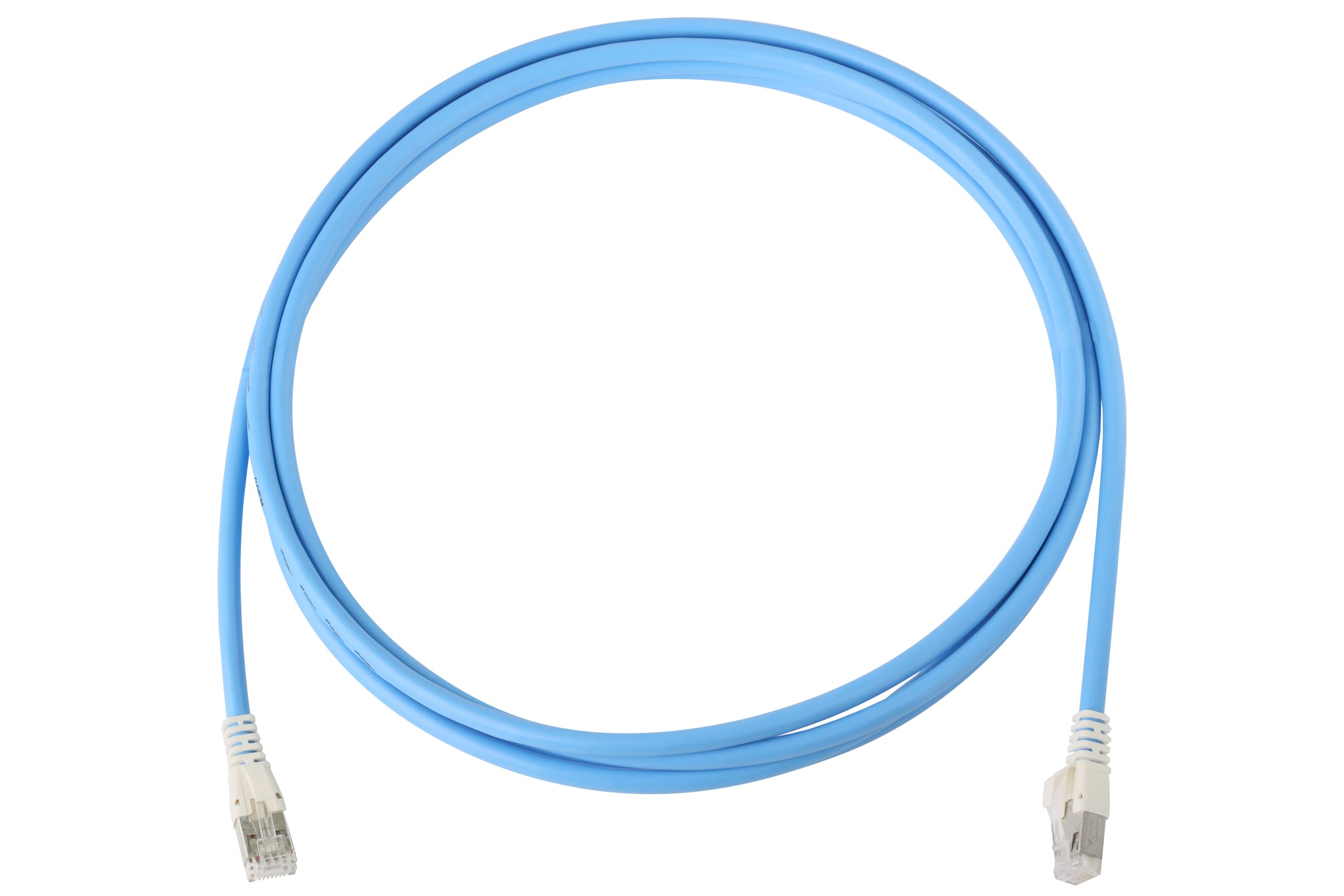 Amazon.co.jp: 日本製線 Cat6A シールドLANケーブル 26AWG単線 水色3m