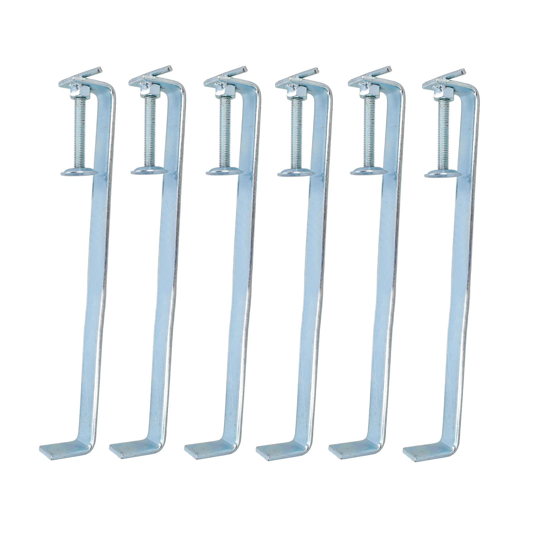 300mm Brick Laying Profile Clamp Holder Fastener Carpentry Internal Wall Clamps 6pk