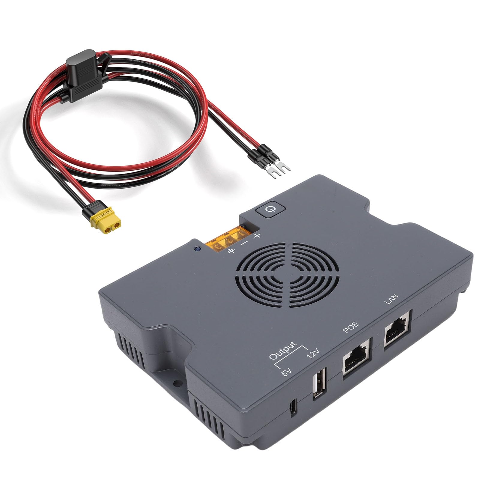 Iniettore PoE da 350 W con Ampia compatibilità e Design Duraturo per Dishy di Terza Generazione - Adattatore Power Over Ethernet per Aziende, con Interfacce USB A Tipo C