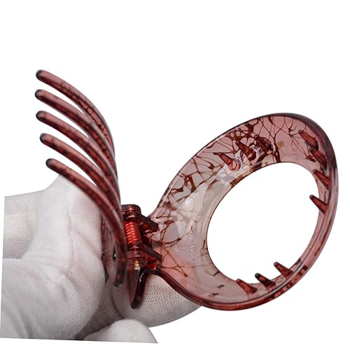 Miniatura 8 de KALLORY 3 pinzas para el pelo de boda para niñas, pasadores de pelo para mujer, pinzas para el cabello curvadas huecas, pinzas para el cabello