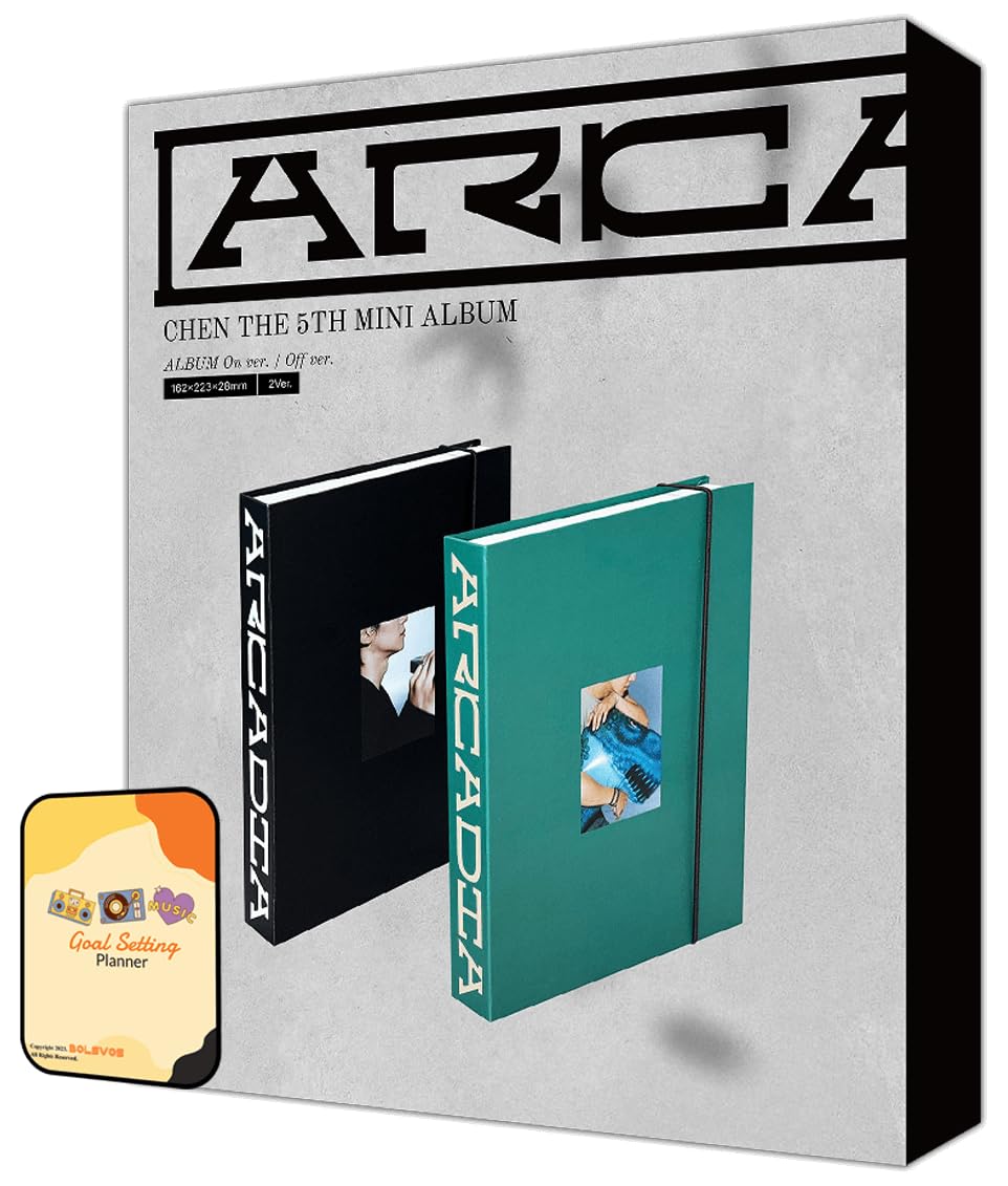 CHEN (EXO) Album - ARCADIA On ver. (PHOTOBOOK ver.)+Pre Order Benefits+BolsVos Exclusive Idol-Inspired Giveaways Package
