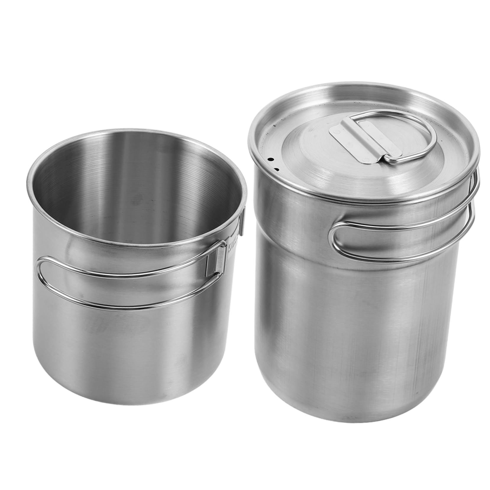 Milisten 2 Stück Teiliges Faltbares Campingbecher Stapelbare Langlebige Outdoor Tassen mit Klappbaren Griffen Vielseitig für Kaffee Bier Wasser für Wandern Reisen Picknick