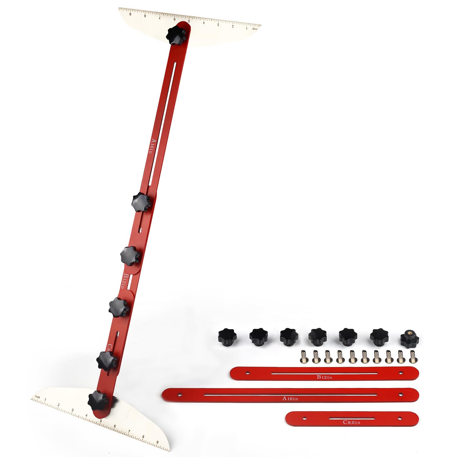 Stair Tread Template Tool Stair Tread Jig, Stair Gauge Scribe Measuring Tool Layout Tool Cutting