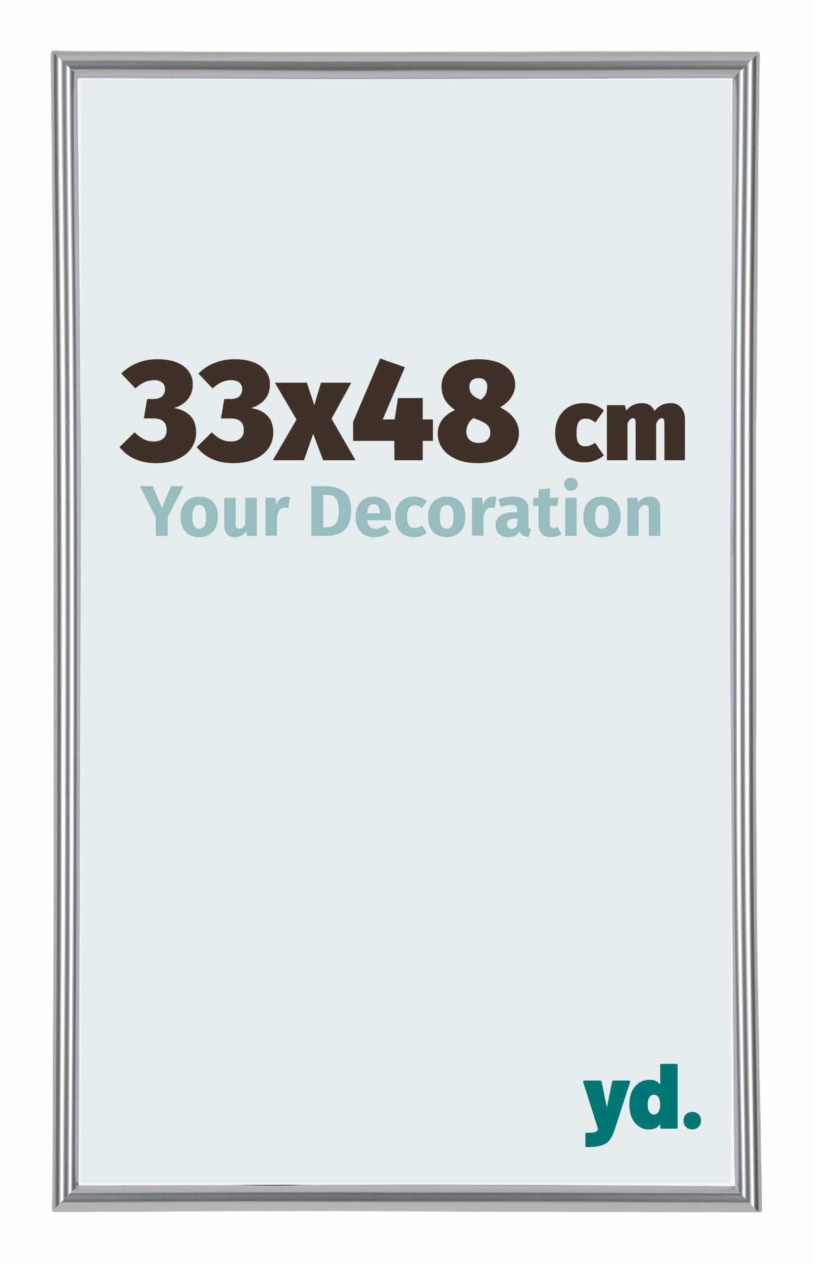 Your Decoration - Puzzle frame 33x48 - Silver High Gloss - Puzzle frame 500-1000 Pieces - Plastic Photoframe - Annecy