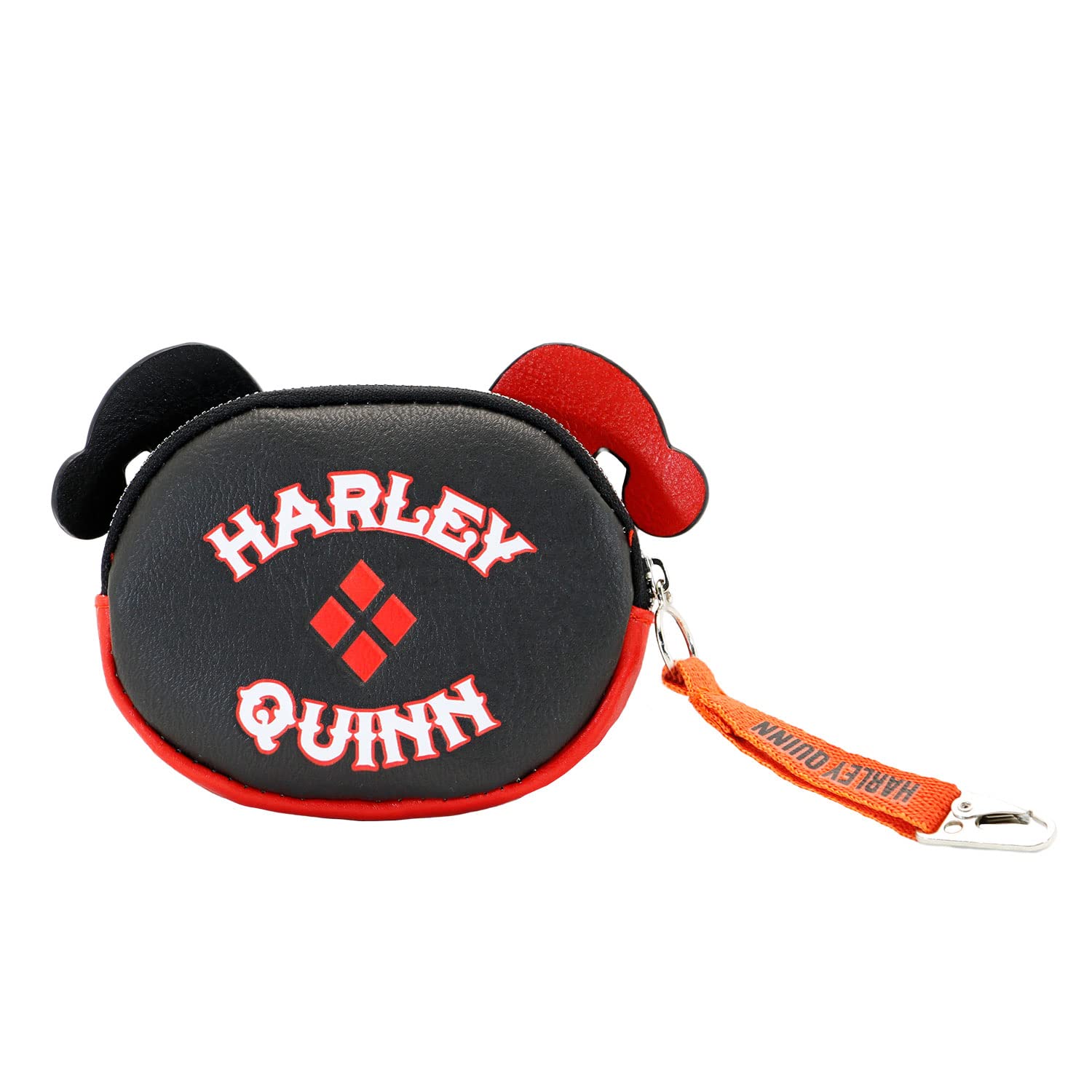 Harley Quinn Chibi -Portmonetka Pill, Czerwona, 12 x 8,5 cm
