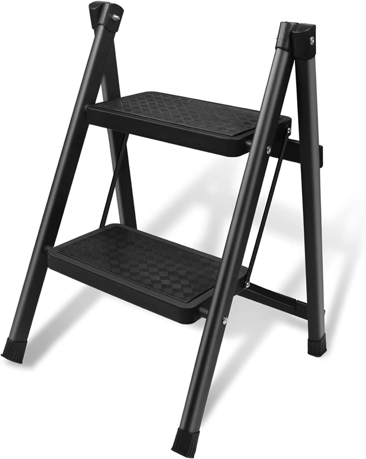 step stool ladder Step Ladder Folding Stool with Wide Anti-Slip Pedal, Portable & Foldable, Sturd(2step)
