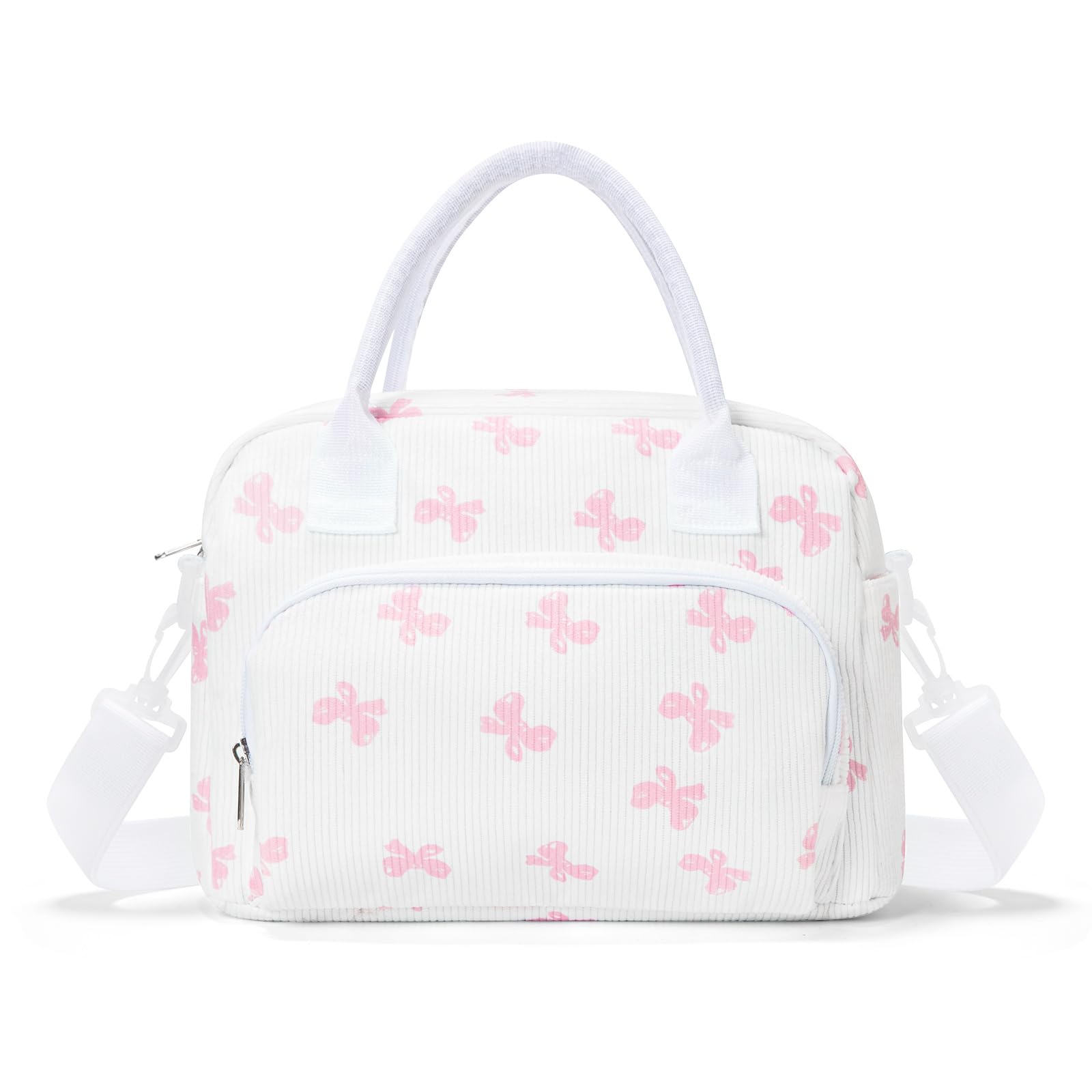 AOTM Lunch Bags for Women, 12L Large Insulated Lunch Box with Adjustable Shoulder Straps, Multi-Pockets Pack Lunch Bag Reusable Picnic Cooler Bag for Girls Adults, Lunch Tote for Work/School/Travel