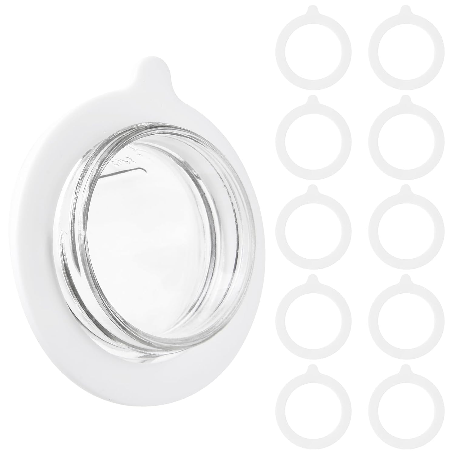 10PCS 3.75" Rubber Gasket for Glass Jars Rubber Seals for