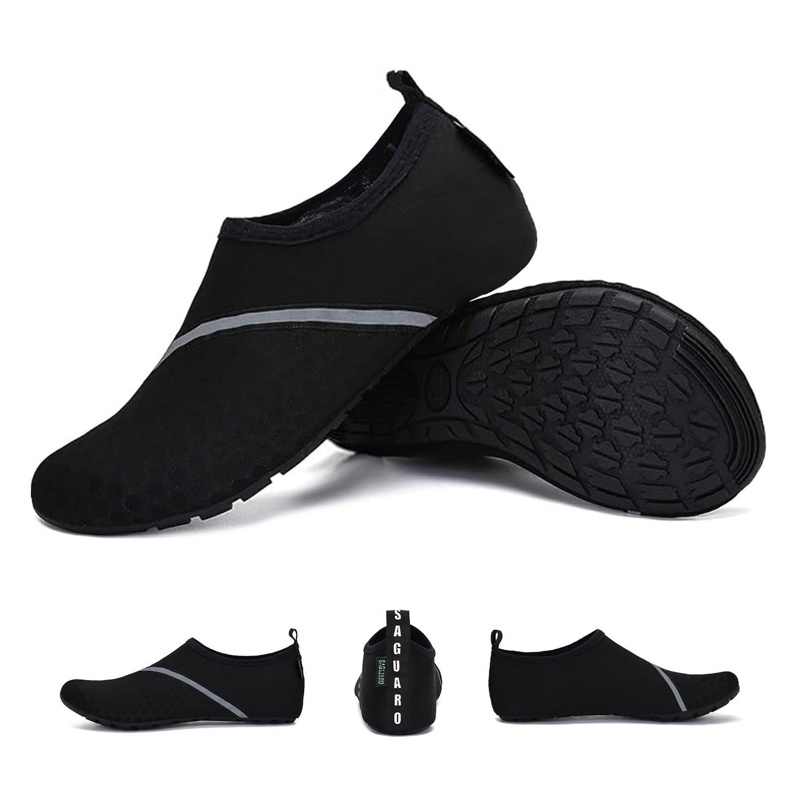 SAGUARO Escarpines Secado Rápido Zapatillas de Agua Mujer Hombre, Gr.36-47 EU