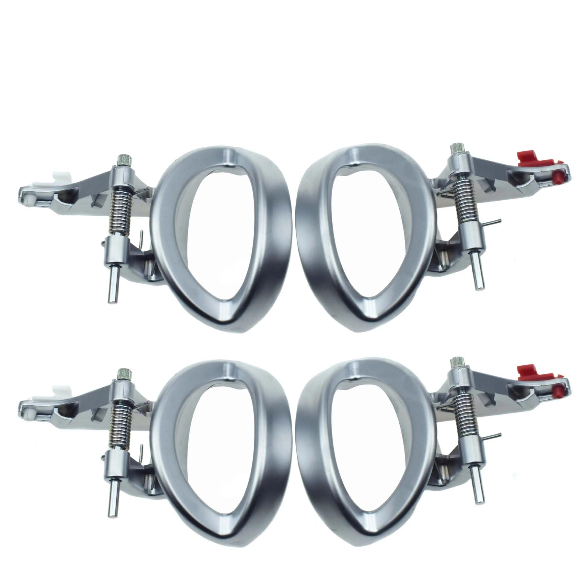 PLMNHSS Car Inner Handle for Dodge for Nitro 2007 2008 2009 2010 2011 3.7L 4.0L Chrome Interior Door Handle(4 Sides Kit)