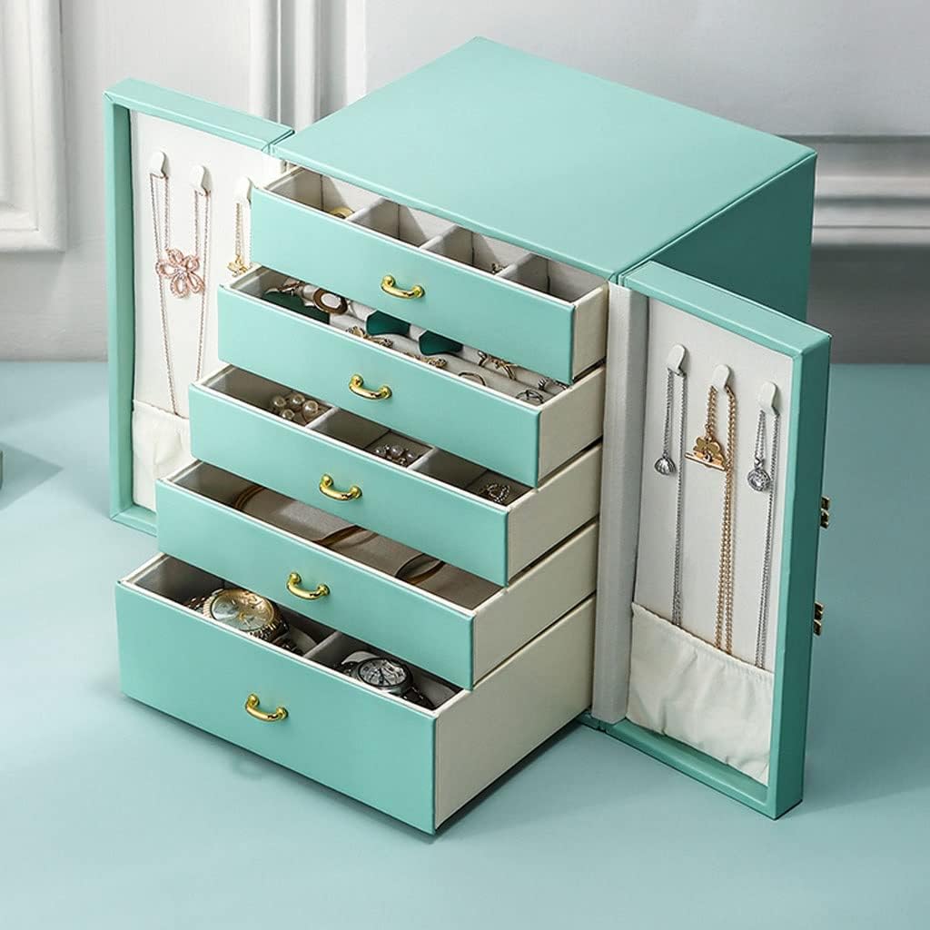 ジュエリーオーガナイザージュエリーケースジュエリーボックスダブルドア