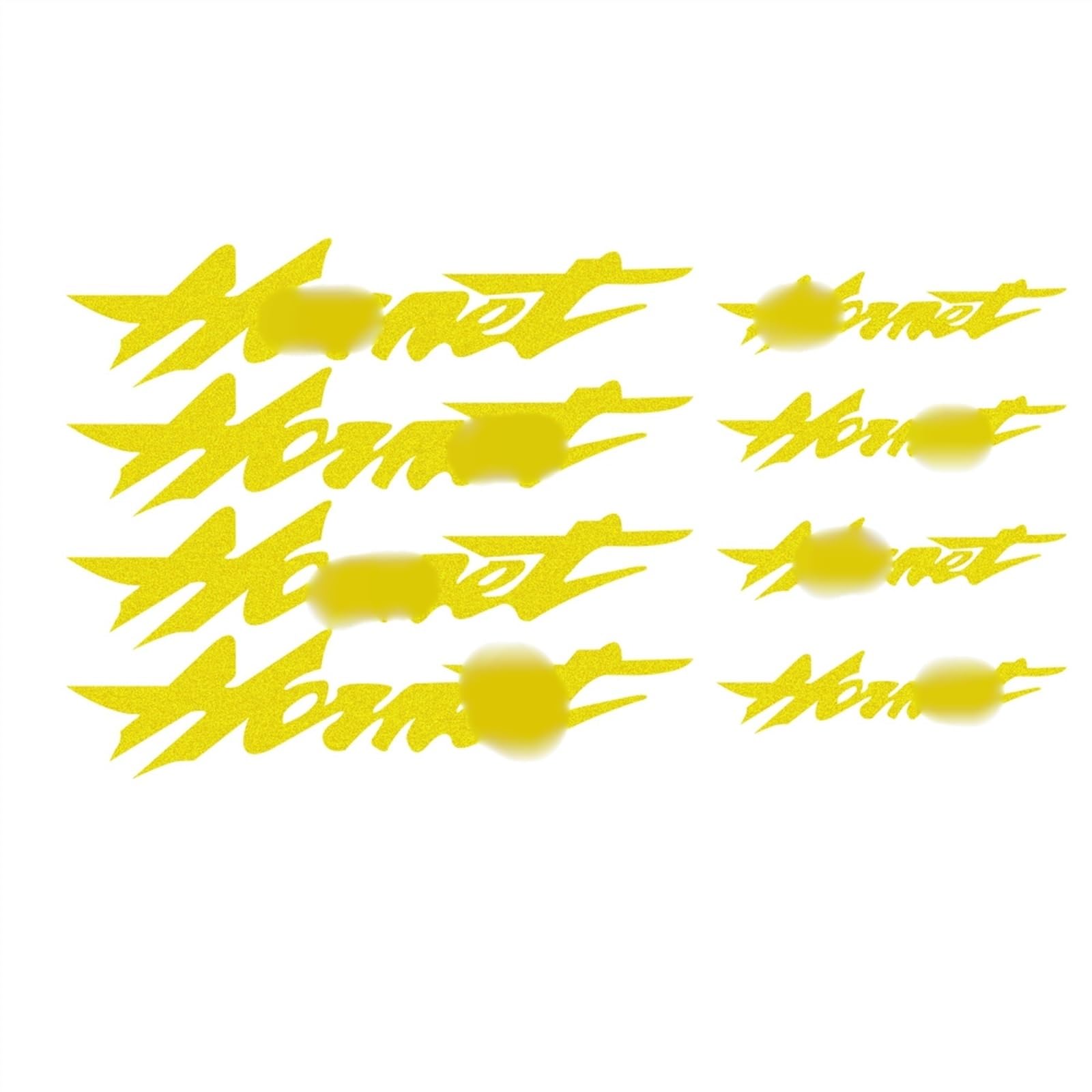 Frynuzb A3 Applique Motorcycle Wheel Stickers For H&Ornet 600 900 250 Reflective Decoration Rim Decals(,C)