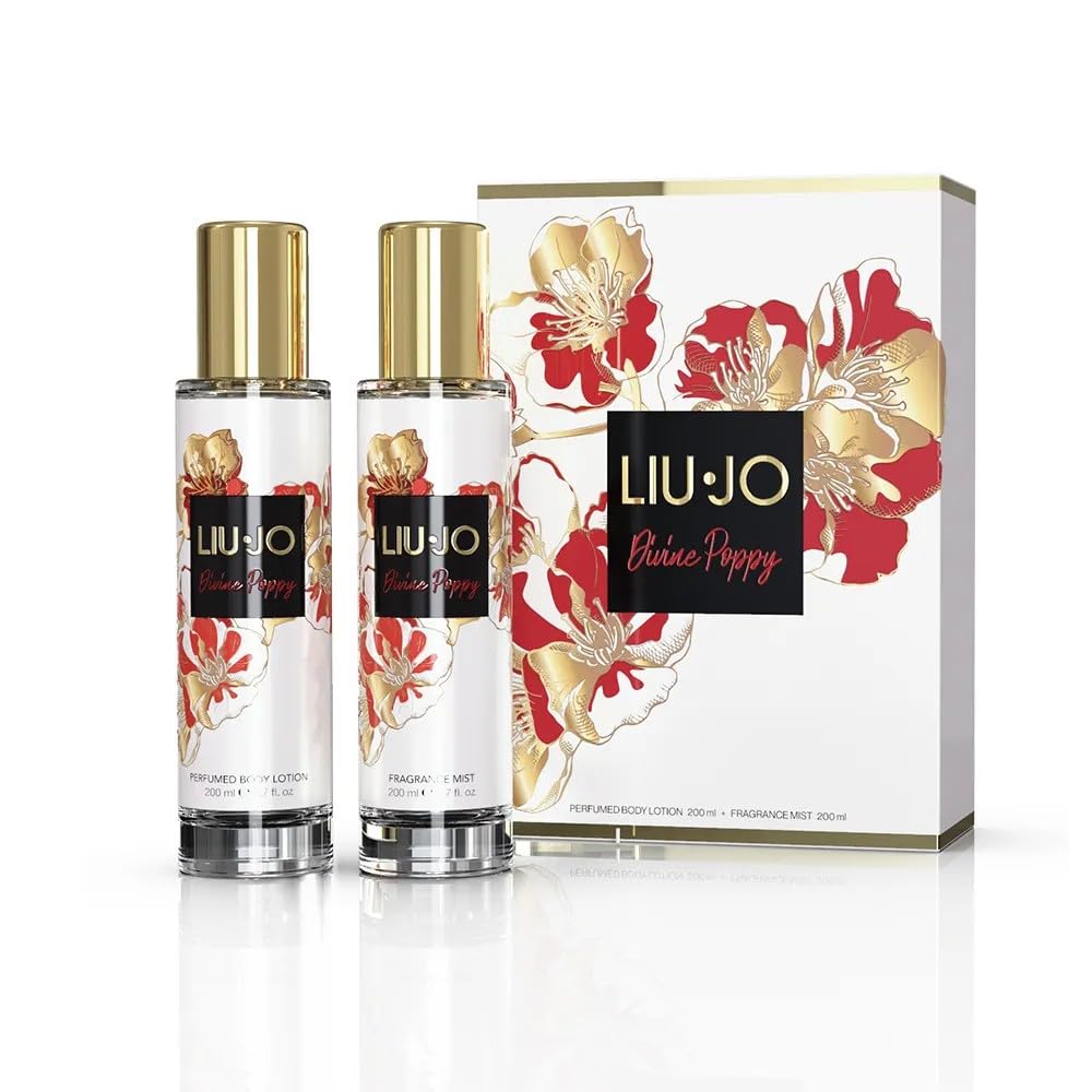 Liu Jo Set DIVINE POPPY Acqua Corpo Profumata 200ml e Latte Corpo Profumato 200ml