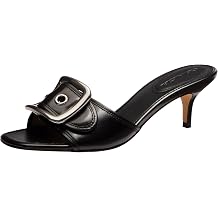 Coach womens Margot Sandal With Oversized Buckle