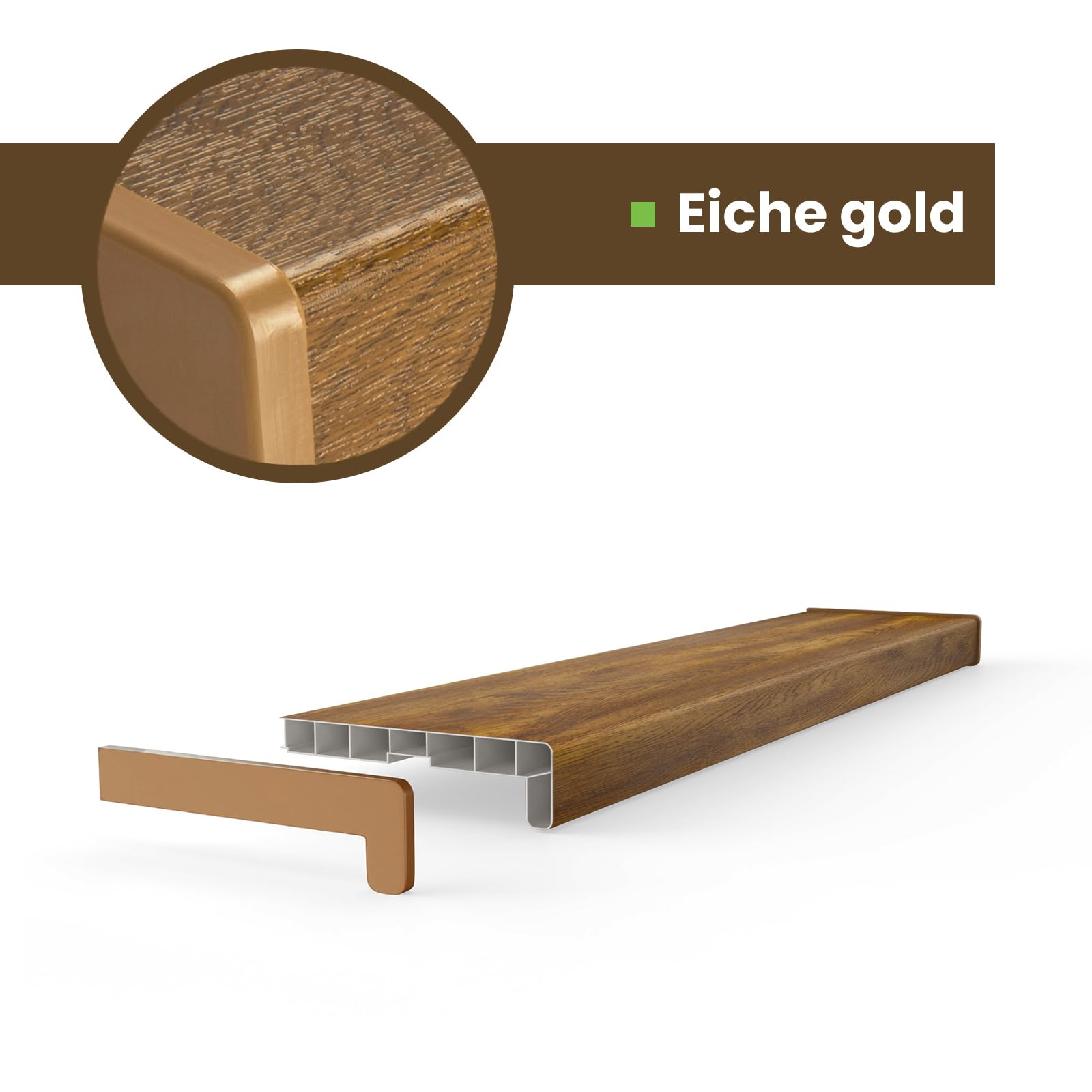 Banc De Fenêtre En Chêne Massif - 140 Cm X 25-27 Cm - Bord D'arbre - Fabriqué En Allemagne
