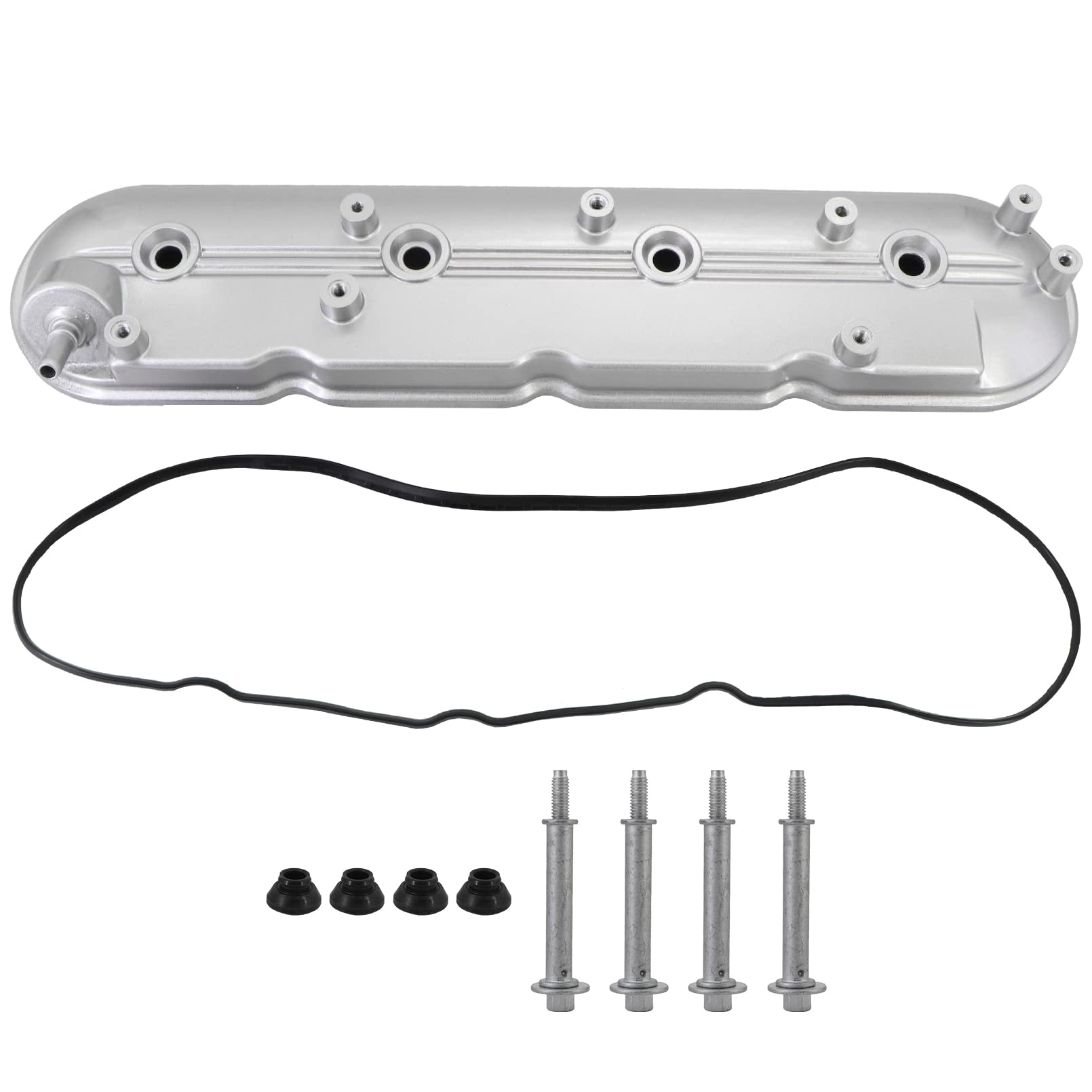 264-969 12642655 Engine Valve Cover Assembly w/Gasket & Bolts for 2009-2019 Che-vy G.MC V8 Engine - Silverado Suburban Avalanche Camaro Tahoe Sierra Yukon Envoy (Driver Side)
