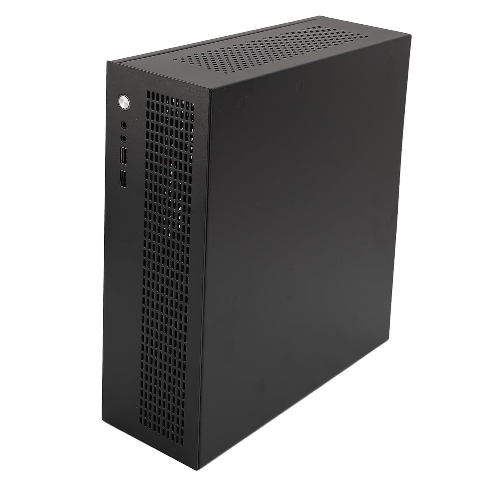 Annadue MATX ITX Mini PC Case con Doppia Ventola di Raffreddamento