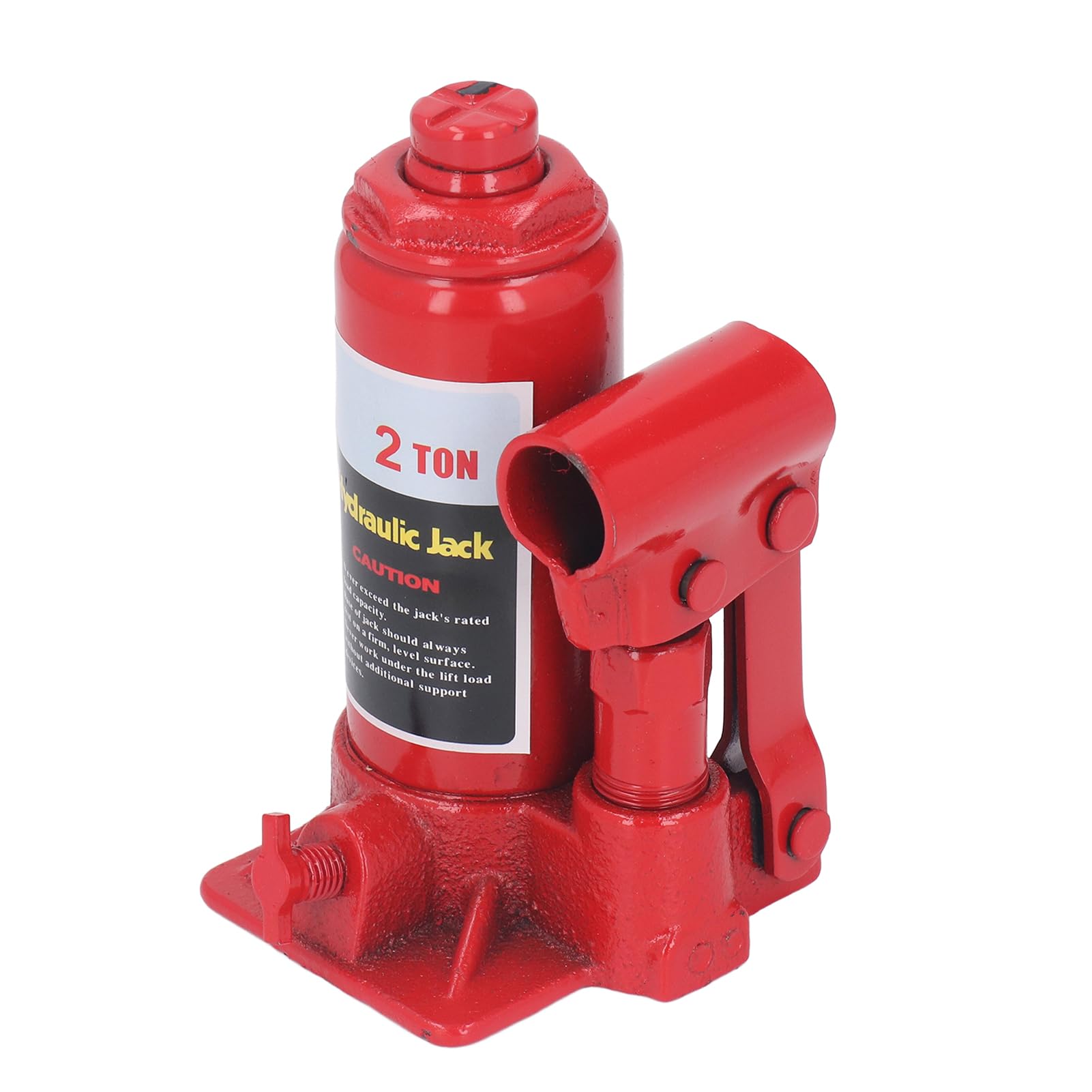 FTVOGUE Cric Hydraulique 2 Tonnes, Cric Bouteille Soudé avec Poignée à