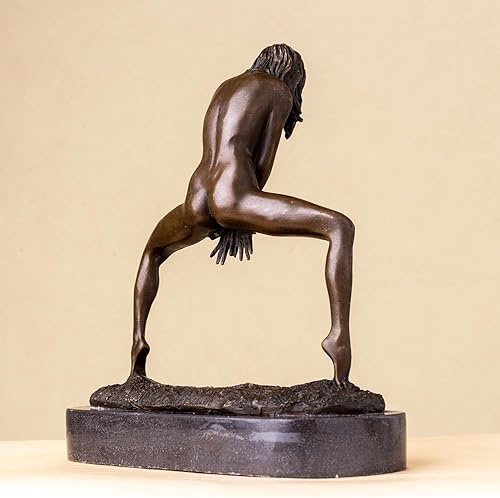 Miniatura 6 de Estatuas sexis de bronce 100% esculturas de 9.5 pulgadas, estatua de mujer desnuda, estatua de bronce, escultura femenina desnuda sexy, decoración