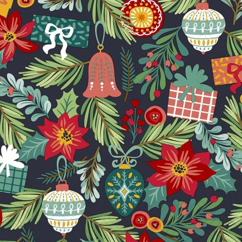 Set of 2 Individual Decoupage Paper Party Napkin Christmas Decor Ornaments Watercolor Decor Luncheon Napkins for a Birthday Holiday, Wedding, Cocktail Party